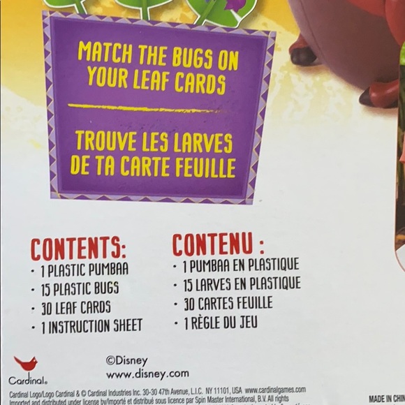 Disney Toys Disney Lion King Pumbaa Pass Game For Families Poshmark
